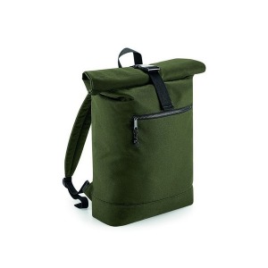 Mochila enrollable reciclada - Mochila con cierre enrollable hecha de materiales reciclados