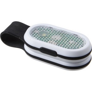 Reflector de plástico con LEDs blancos y rojos