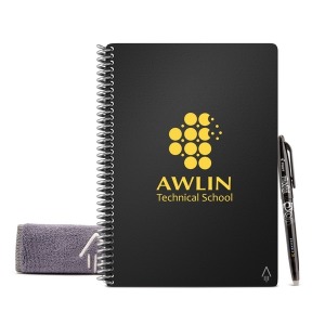 Cuaderno reutilizable con bolígrafo y microfibra A5