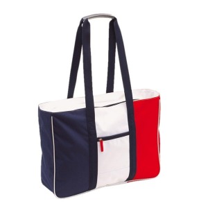 Bolsa de playa tricolor