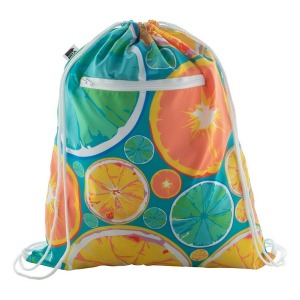 Bolsa de piscina de cuatro colores con bolsillo con cremallera