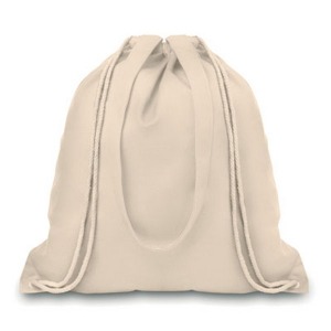Bolsa de compras con cordón / mochila de algodón