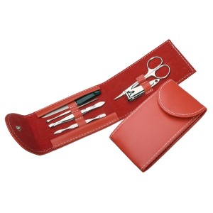 La señorita del set de manicura