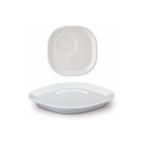 Platillo de taza cuadrado