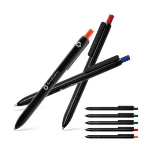 Biros azul material reciclado