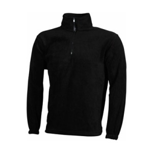 Jersey polar grueso con cremallera de 1/4