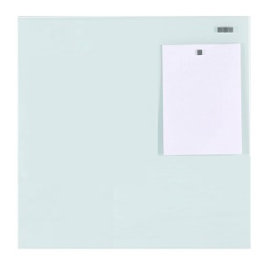 Tablero de anuncios Imán de cristal 40x60cm Blanco