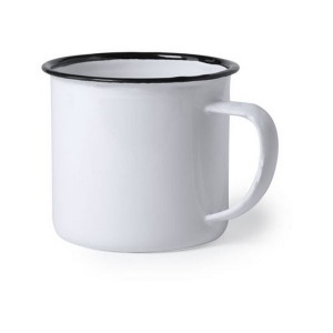 Taza metálica a todo color