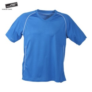 Camiseta infantil de manga corta de poliéster