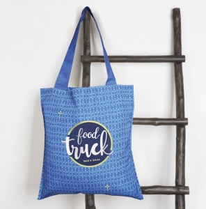 Bolsa de mano con la impresión completa de la ciudad