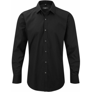 Ultimate Stretch - Camisa de manga larga para hombre de la colección Russell
