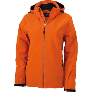 Chaqueta Softshell con capucha desmontable para mujer