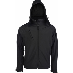 Kariban Chaqueta Softshell con capucha para hombre