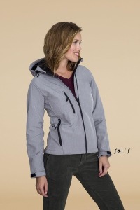 Chaqueta softshell mujer con capucha sol's - replay - 46802