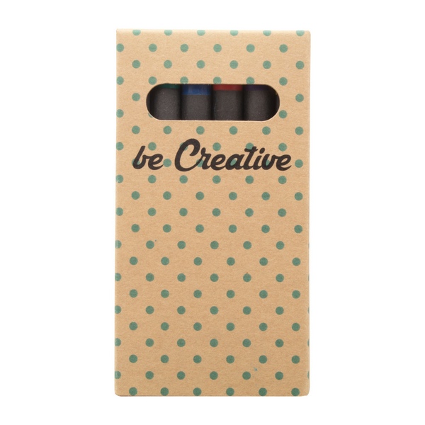 Craxon 6 eco - set de 6 crayons de couleurs personnalisés