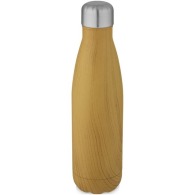 Botella isotérmica Cove 500 ml de acero inoxidable imitación madera