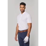 Polo personalizable de sport col 1/4 zip homme