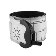 Bracelet de promoción slap LED rechargeable MetMaxx