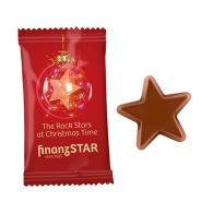 Estrella de Chocolate, flowpack convencional