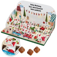 Calendario de Adviento pop-up de chocolate