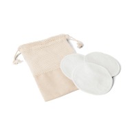 Lot de 3 disques démaquillants lavables et réutilisables