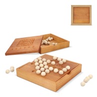 Juego de solitario con canicas