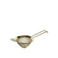 Colador de malla fina de oro
