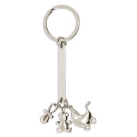 PORTE-CLÉS MÉTAL naissance CHARM