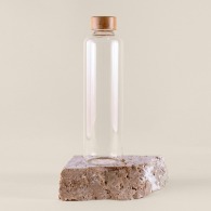 BOTELLA con tapón de bambú