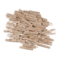Pince à linge de promoción bois, 72mm, 100 pièces