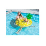 Bouée gonflable de promoción géante ananas semi-transparente
