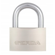 Candado reforzado de 60 mm de latón Gerda con 3 llaves