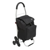 chariot 6roues alu noir, noir
