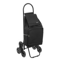 chariot 6roues metal noir nomade, noir