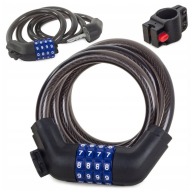 Candado antirrobo para bicicleta, motor, cierre, cable con código
