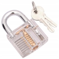 Cadenas à empiècement transparent 50mm, anti-effraction