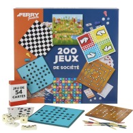 Cofre de 200 juegos de mesa clásicos