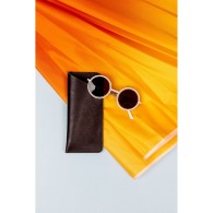 Estuche para gafas de cuero