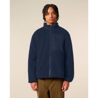 Brooker - Chaqueta sherpa unisex de corte relajado