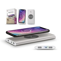 Batería externa li-po 8000 mah y cargador de inducción