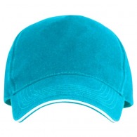 Eris - gorra de 5 paneles con visera de arena en contraste picture