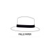 Sombrero de papel crudo BORSALINO (Hecho a medida), sombrero de paja publicidad
