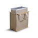 Sac isotherme jute et coton 32x34x18cm, sac isotherme  publicidad