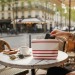 Trousse 22x15cm en coton bio, Trousse durable publicidad