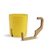 Mug avec anse en bois coloré regalo de empresa