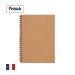 Cahier à spirale A5 fabriqué en France, cahier publicidad