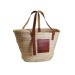 Miniatura del producto Cesta con asas de cuero 38x25x23cm 0