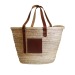 Cesta con asas de cuero 46x28x32cm regalo de empresa