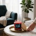 Bougie en jarre 430g 65H, Saint-Valentin publicidad