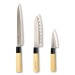 Set 3 couteaux style japonais regalo de empresa